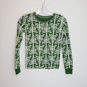 Pact Birch Tree 100% organic cotton kids holiday pajama set